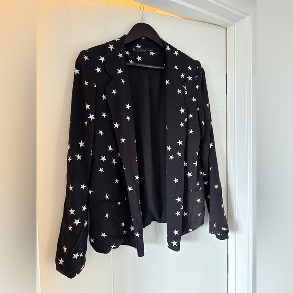 Patterson J. Kincaid “Ricci” Star Blazer, open front, ultra lightweight. Size M - Picture 3 of 7